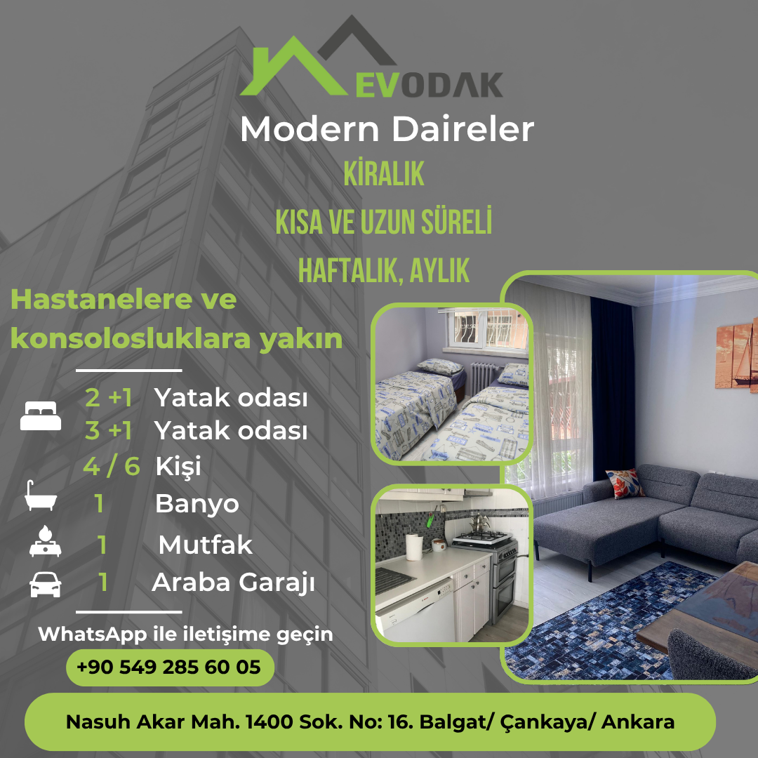  Ankara Balgat Hastane Konaklama