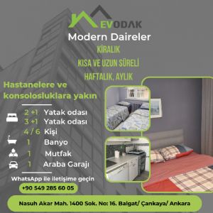 Evodak Rental Apartments Tanıtım Broşürleri